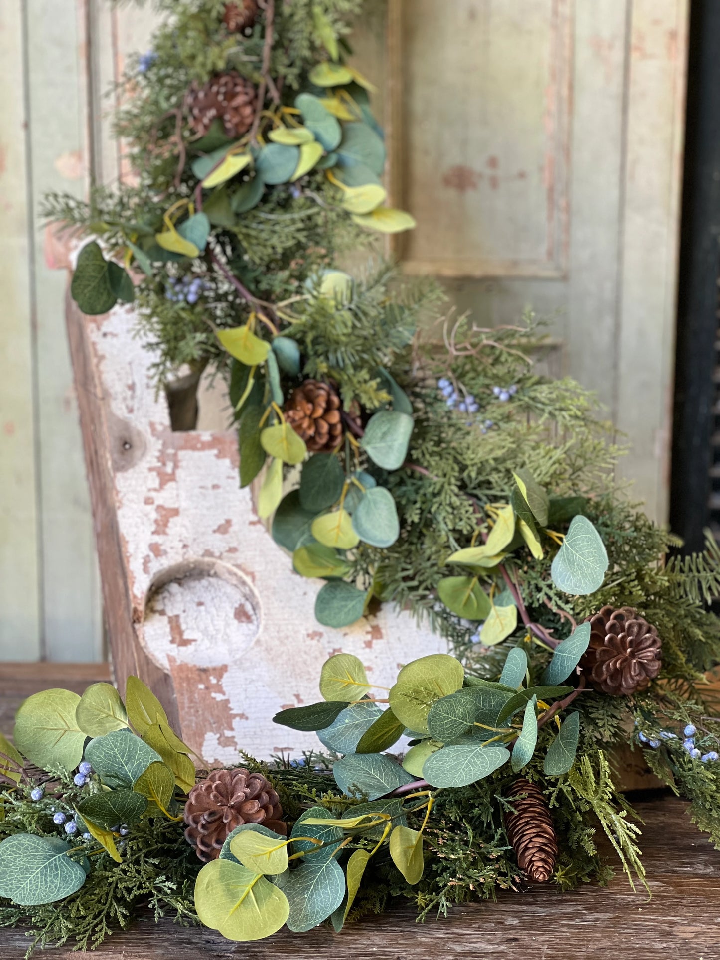 Indigo Springs Juniper Garland