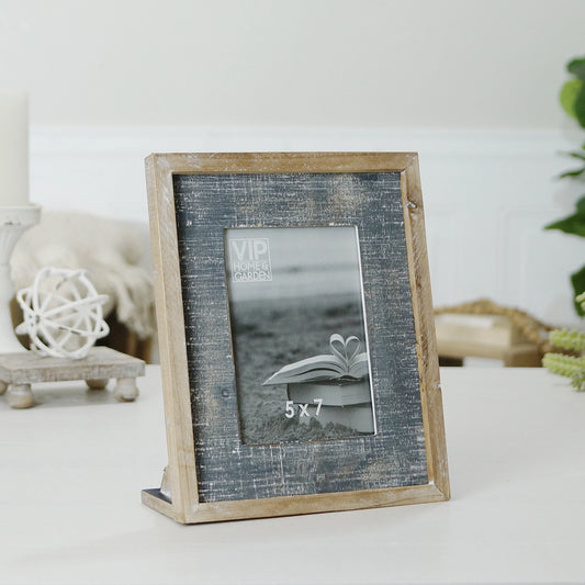 Wood and Black Photo Frame