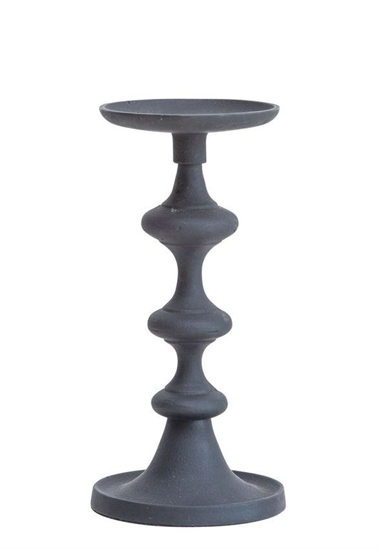 Aluminum Candle Holder, Black