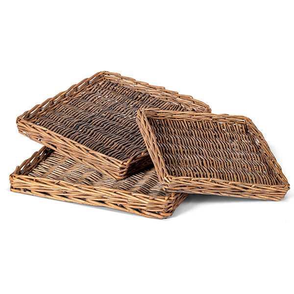 Square Willow Tray Basket