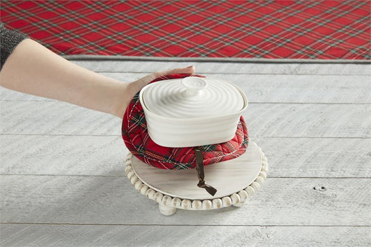 Trivet & Tartan Pot Holder Set