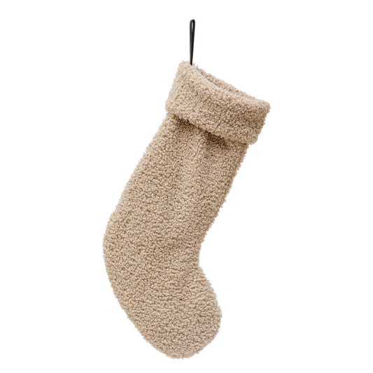 Cream Boucle Stocking