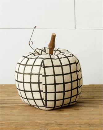 Window Pane Check Pumpkin