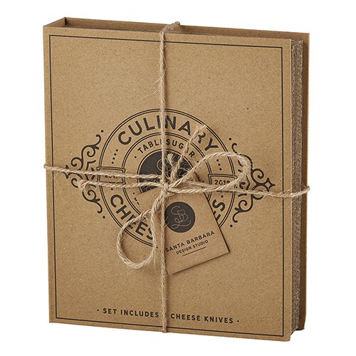 Cardboard Book Set - Cheese Knives