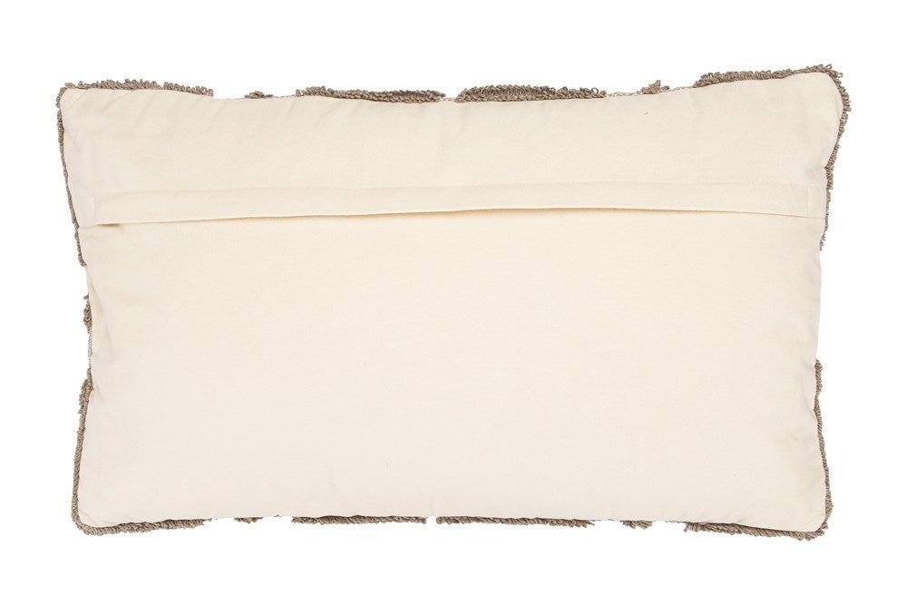 Cotton Blend Chenille Lumbar Pillow