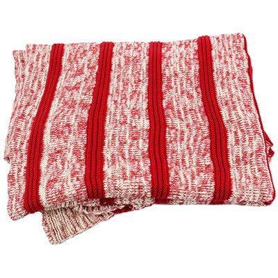 Red Cotton Throw