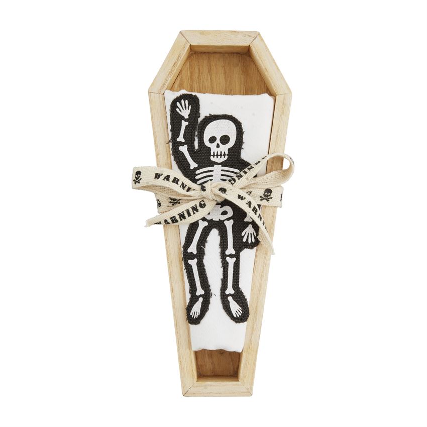 Coffin Cracker Dish and Towel Set