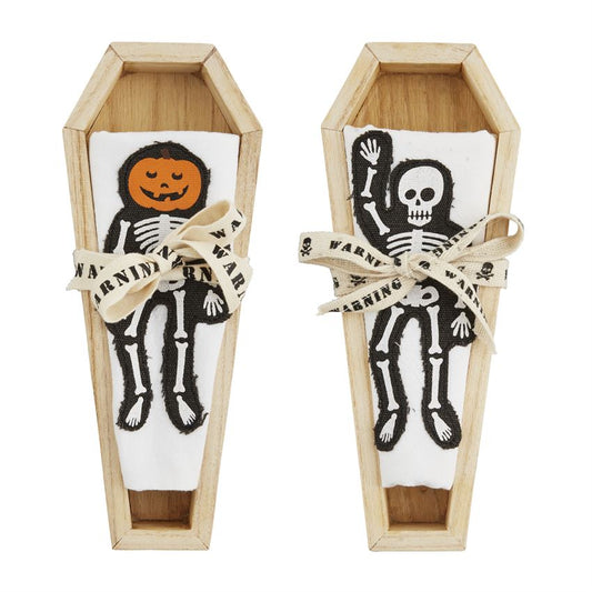 Coffin Cracker Dish and Towel Set