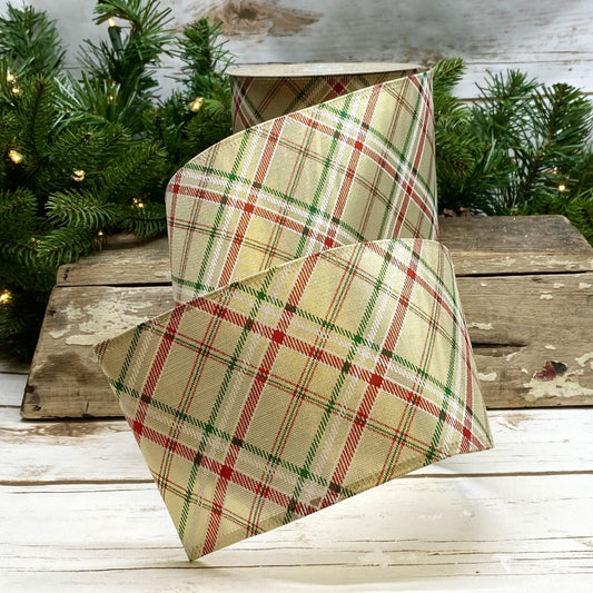 Criss Cross Plaid Ribbon