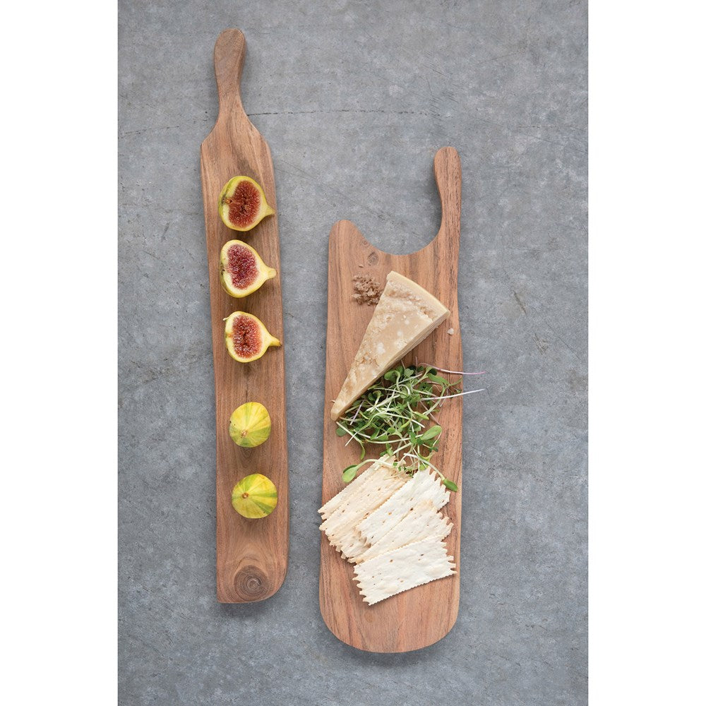 Wood/Cheese Cutting Board with Handle