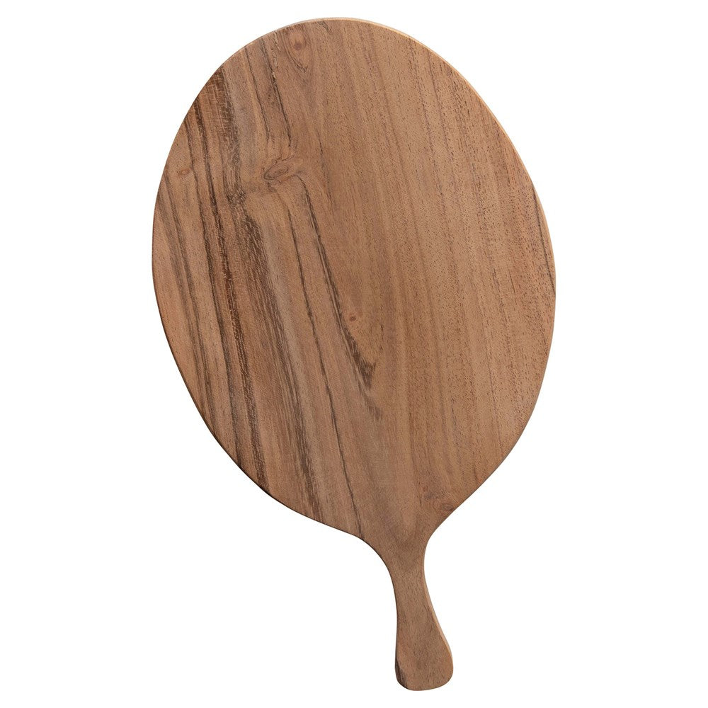 Round Wood/Cheese Cutting Board with Handle