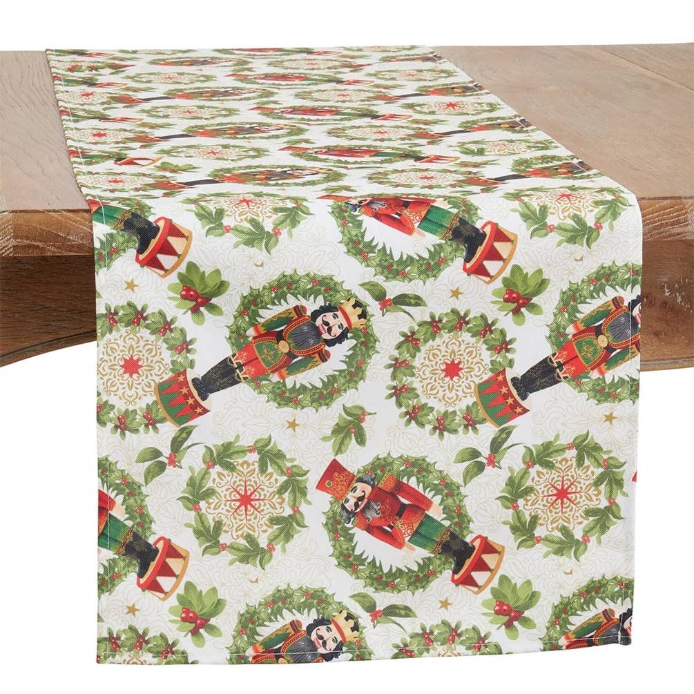 Nutcracker Holiday Table Runner: 16x70