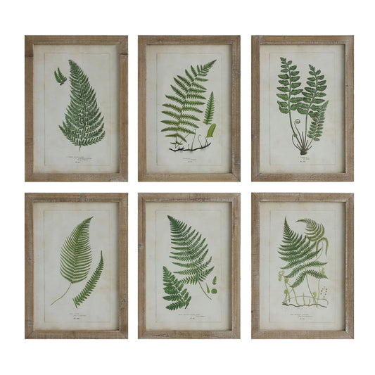 Framed Wall Decor with Fronds