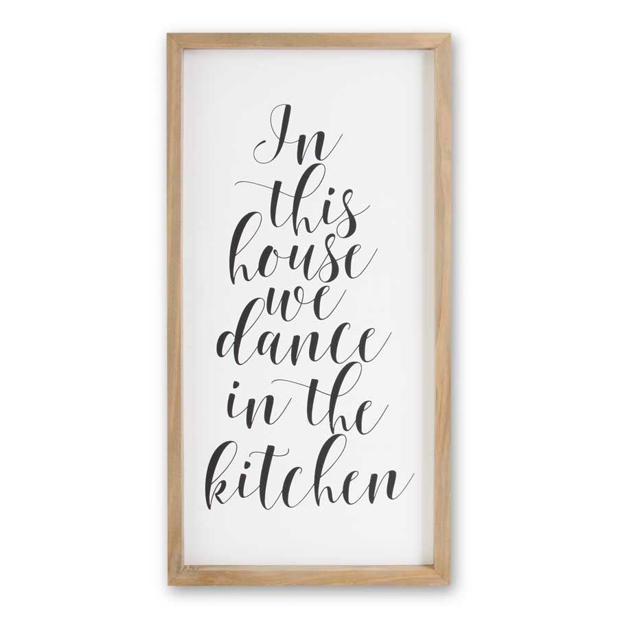 Dance in the Kitchen Sign