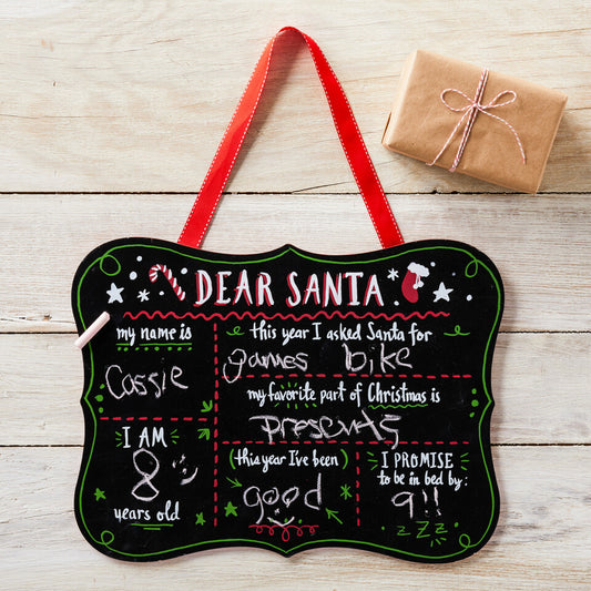 Dear Santa Chalkboard