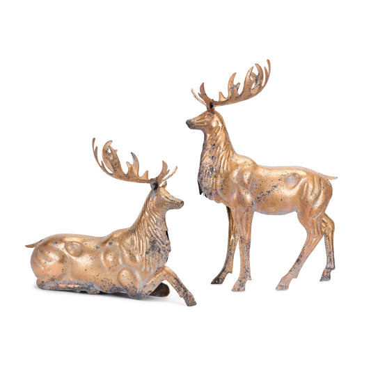 Rustic Metal Deer