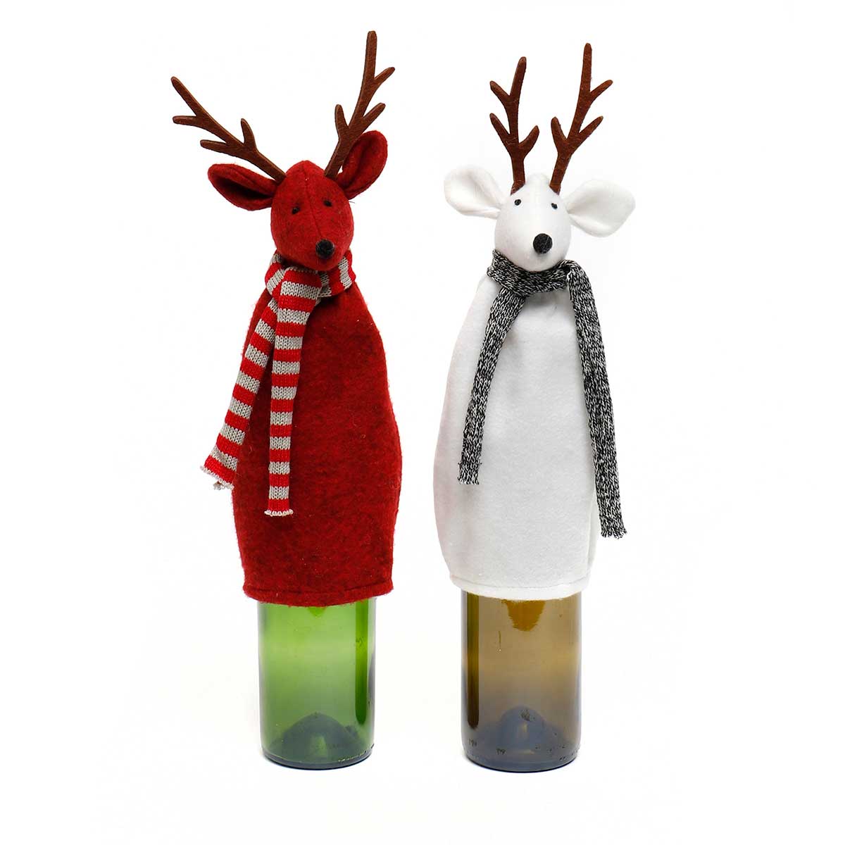 Deer Bottle Cover With Scarf
