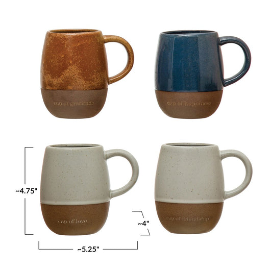 Stoneware Mug w/ Wood Gift Box