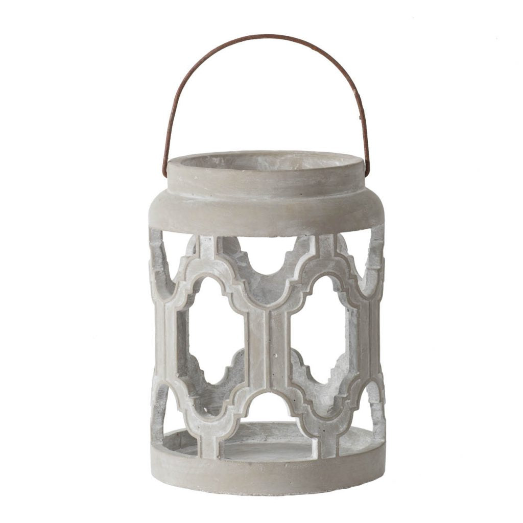 Grey Cement Lantern