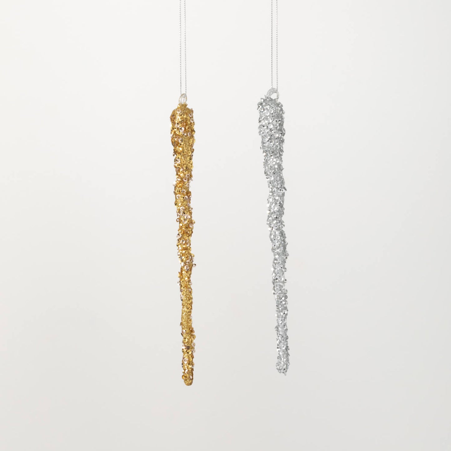 Glass Icicle Ornament