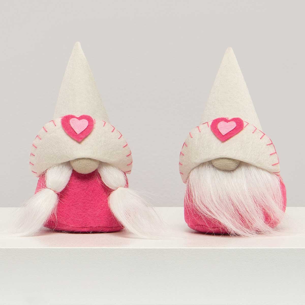 Mini Pink Heart Gnome