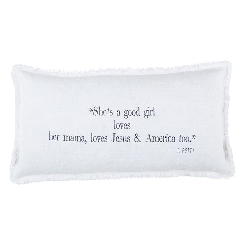 Tom Petty Lumbar Pillow