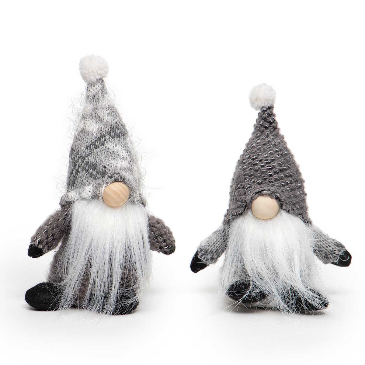Mini Grey Gnome with Snowflake