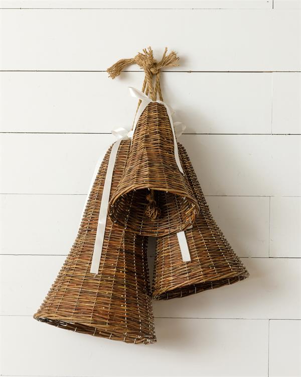 Hanging Wicker Bell