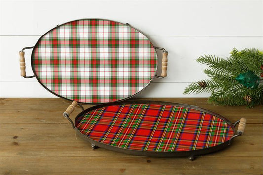 Holiday Tartan Plaid Tray