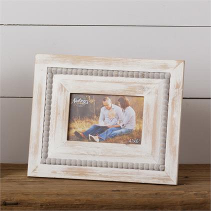 Large Beaded Picture Frame