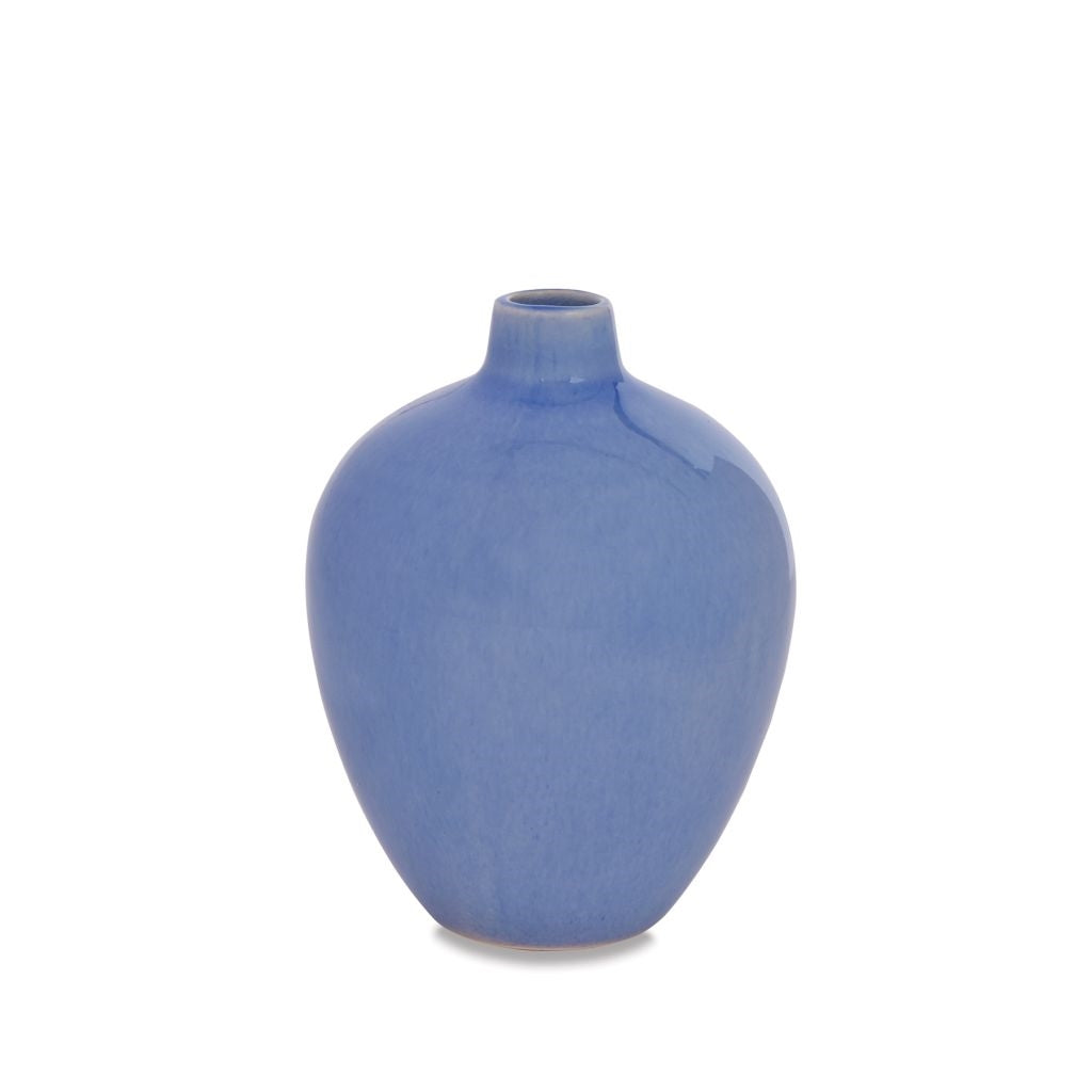 Blue Crackle Glaze Vase Set (3)