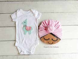 Baby Bodysuit and Hat Set