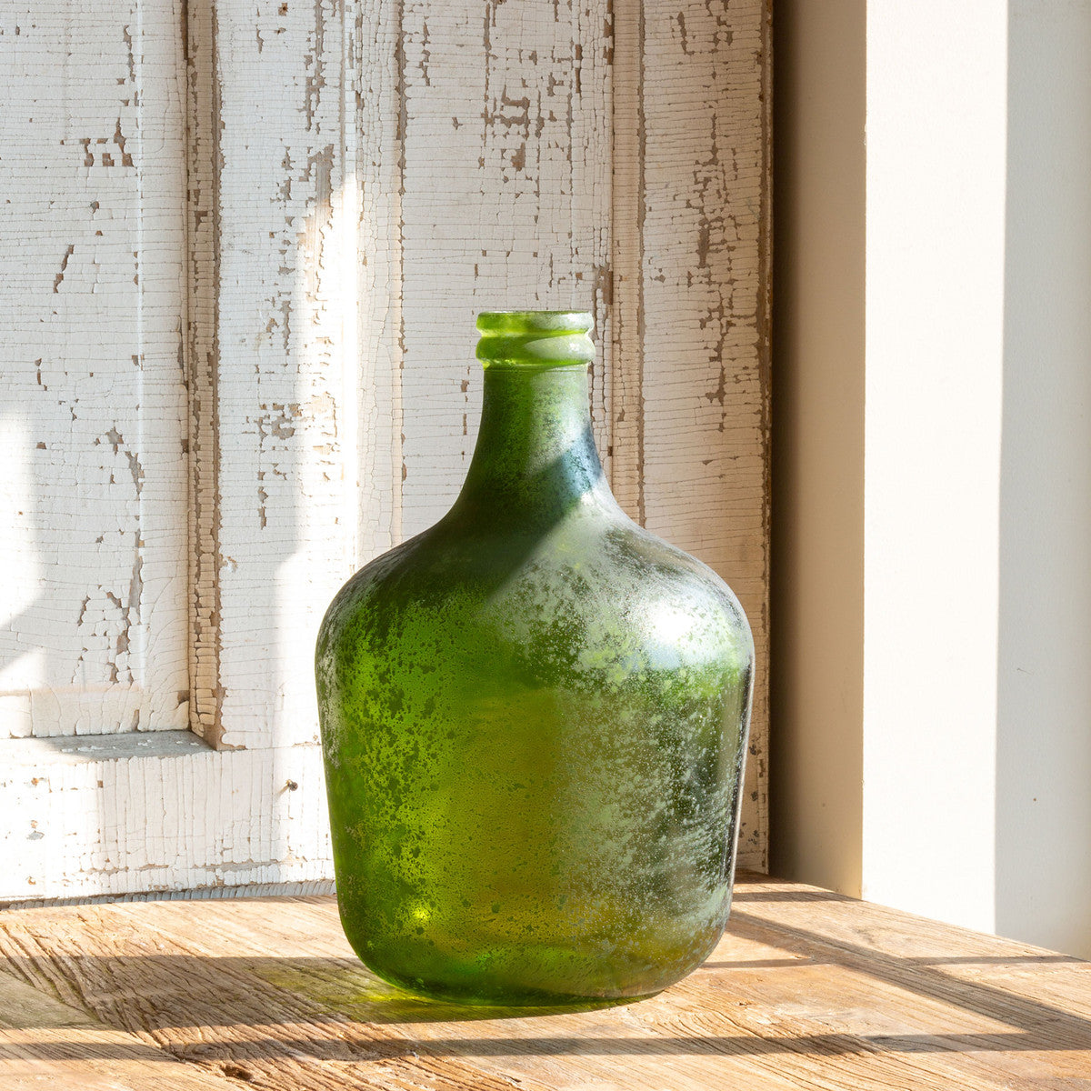 Antique Cellar Bottle - Green