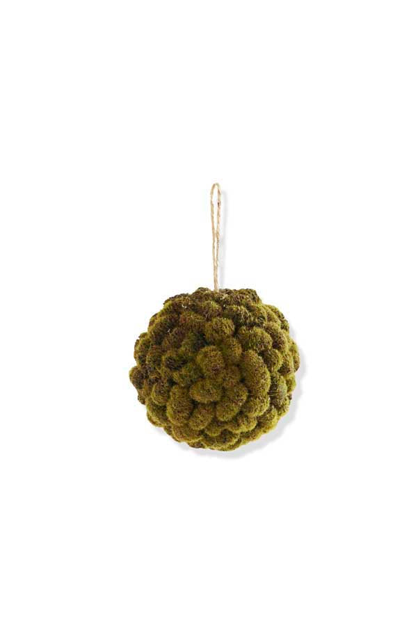 Moss Pine Cone Ornament