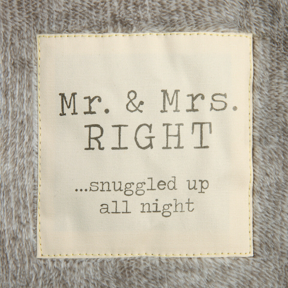 Mr. & Mrs. Foot Pocket Blanket