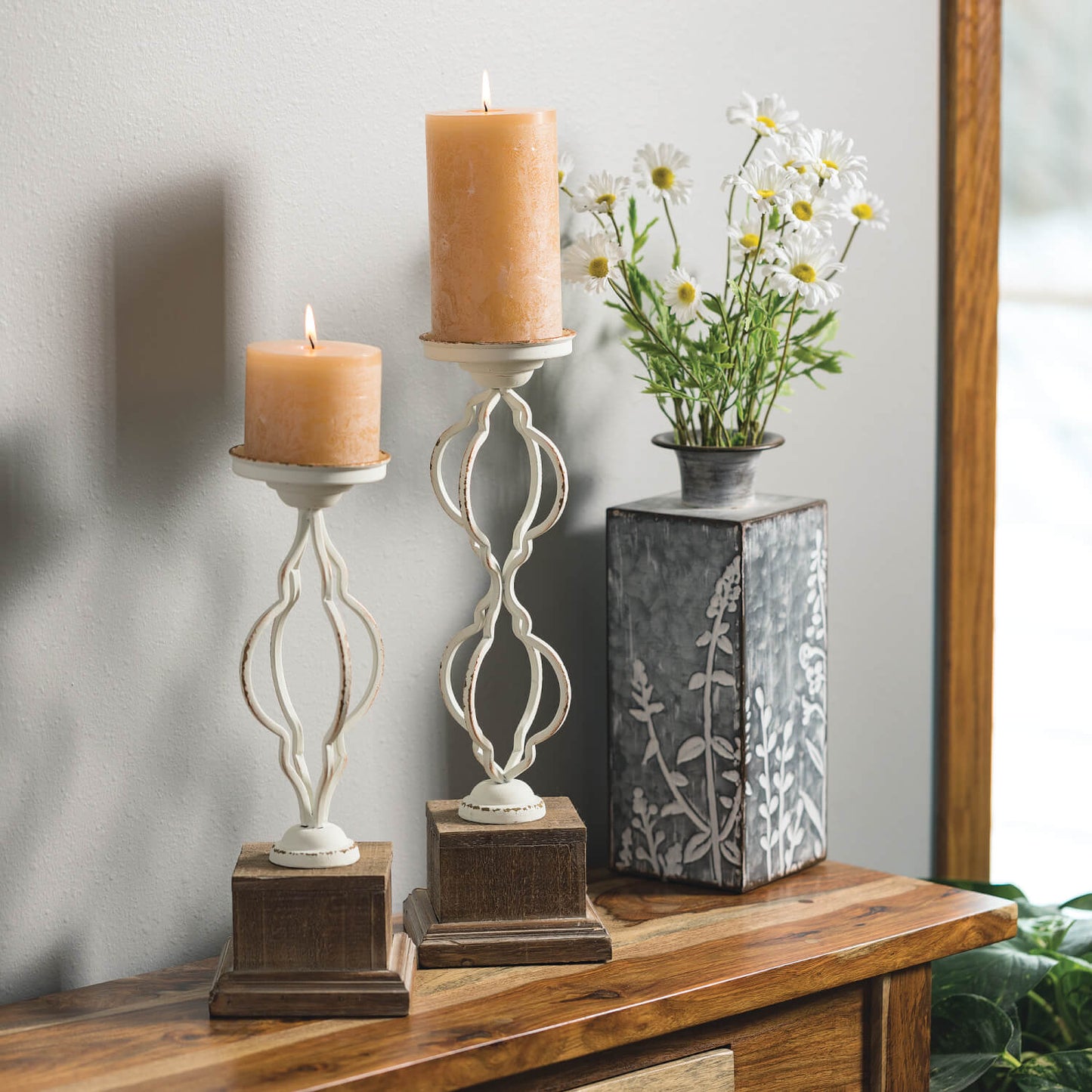 Scroll Candle Holder