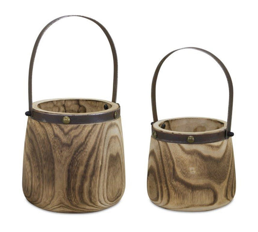 Wood and Steel Pail