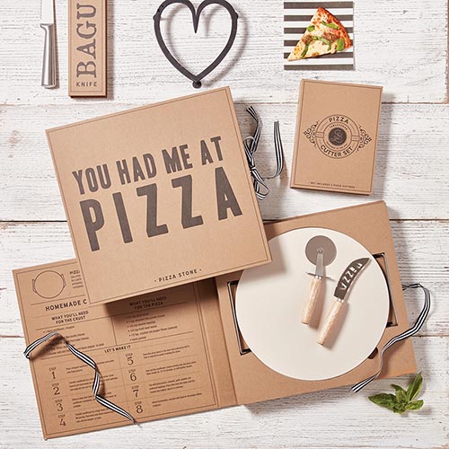 Cardboard Pizza Book Set