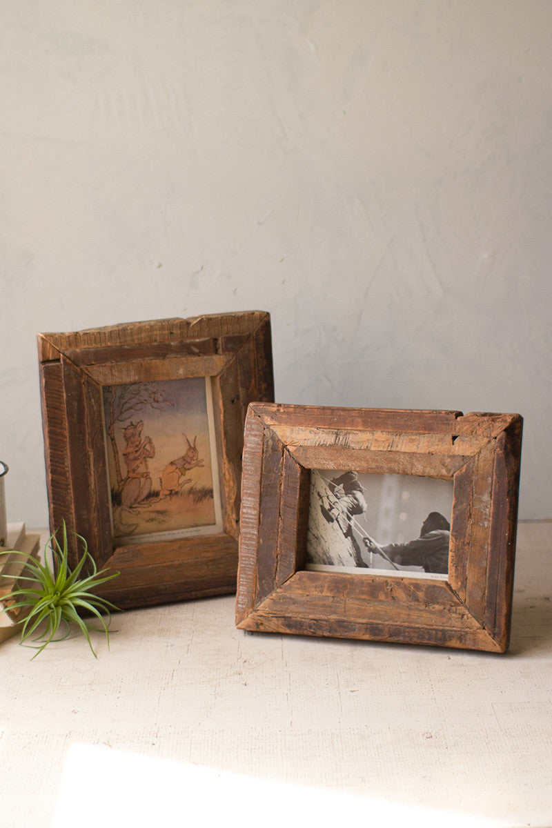 Recycled Wooden Photo Frame