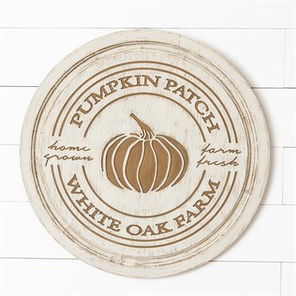 Pumpkin Patch White Oak Farm Sign