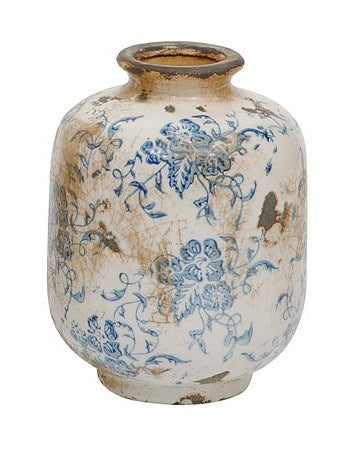 Round Terra Cotta Vase