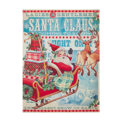 Santa Claus is Coming to Town Paper Tapestry