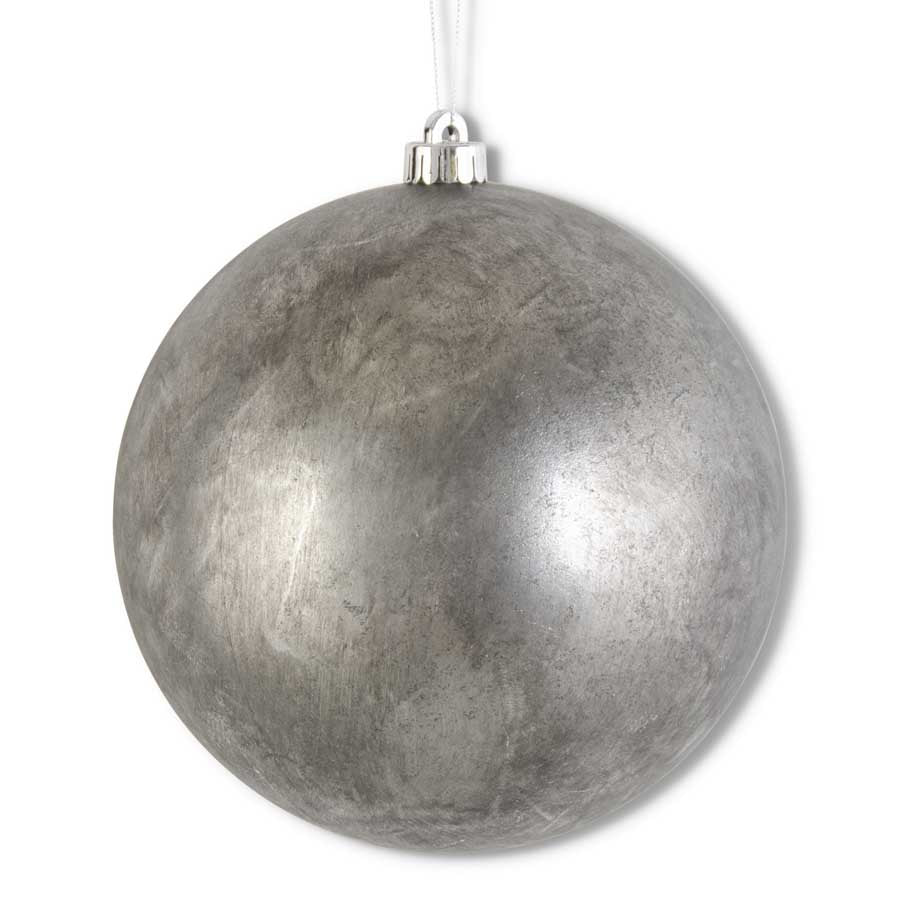 Silver Mercury Shatterproof Round Ornament