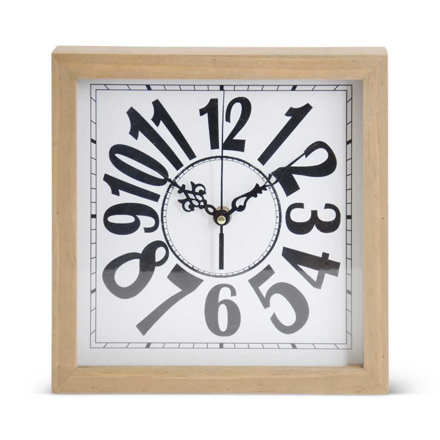 Square Table Top Clock