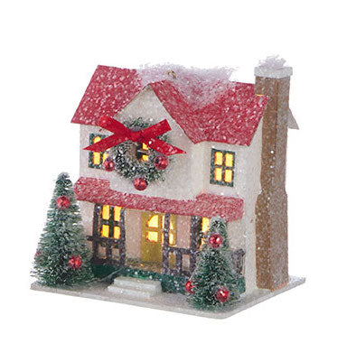 LIGHTED HOUSE ORNAMENT