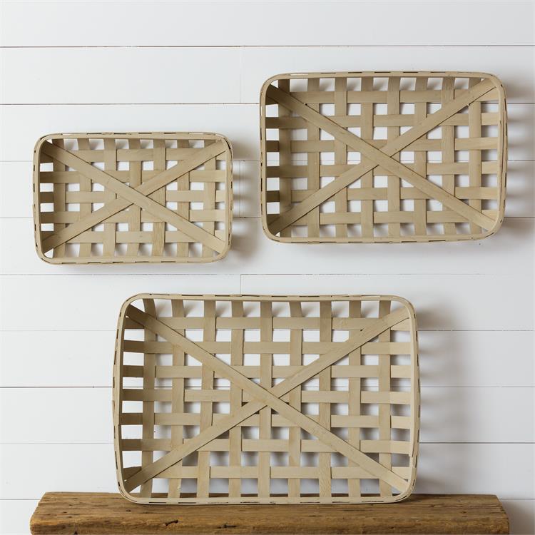 Tobacco Baskets - Taupe