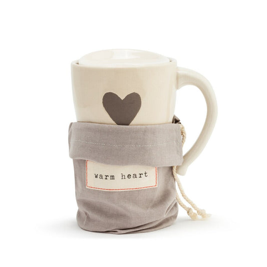 Warm Heart Travel Mug