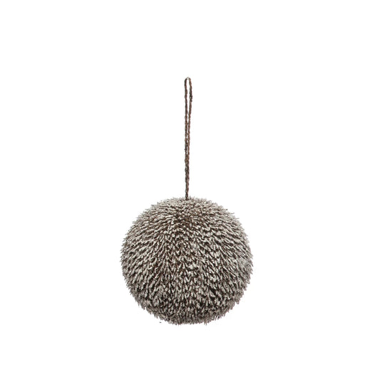 Textured Plastic Ball Ornament