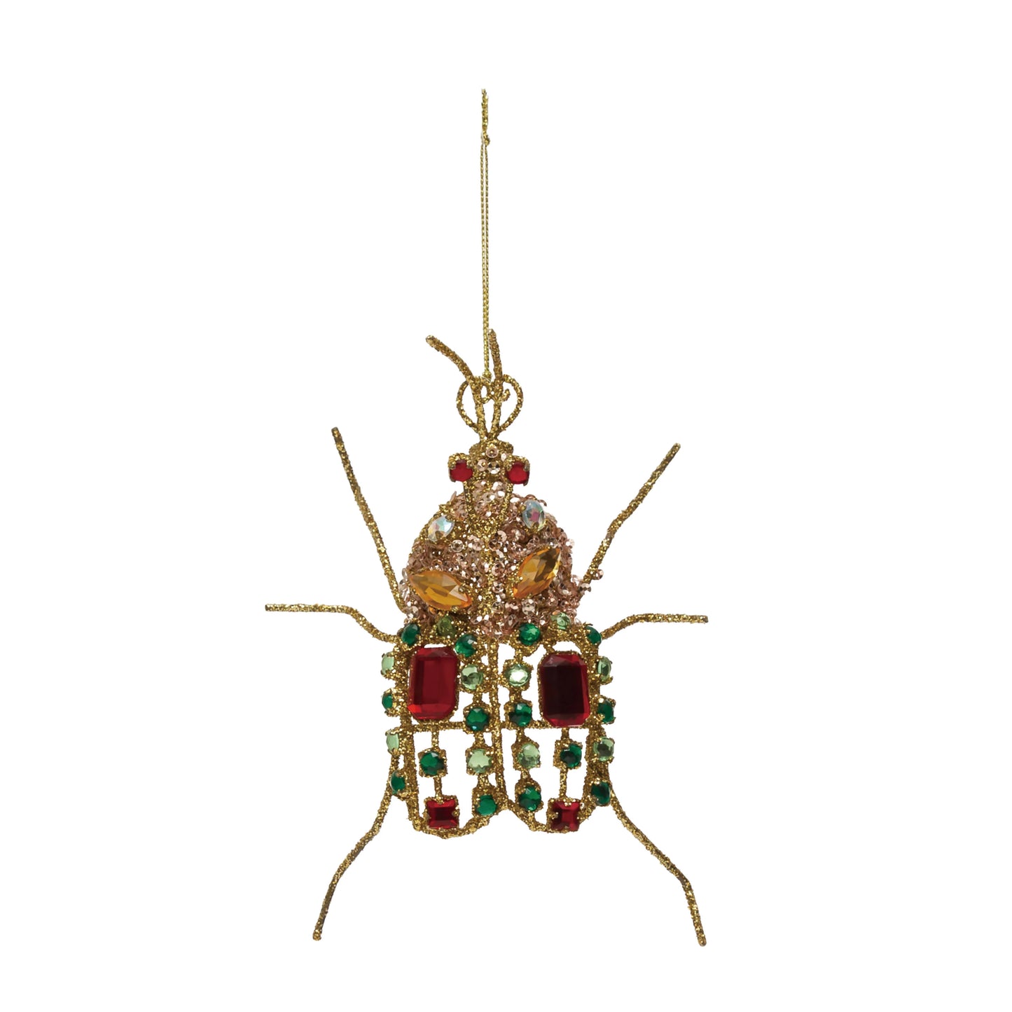 Metal Beetle Ornament